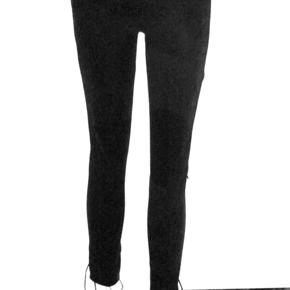 Punk Trash Royalty Faux suede lace up leggings - Picture 5 of 9